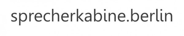 Sprecherkabine Berlin Logo